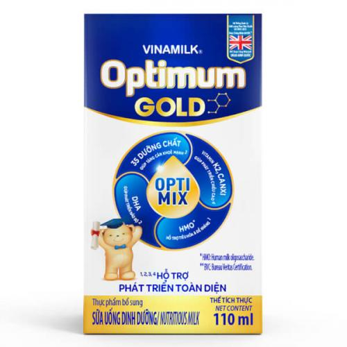 Sữa Bột Pha Sẵn Optimum Gold Hộp 110ml (Thùng 48 Hộp)